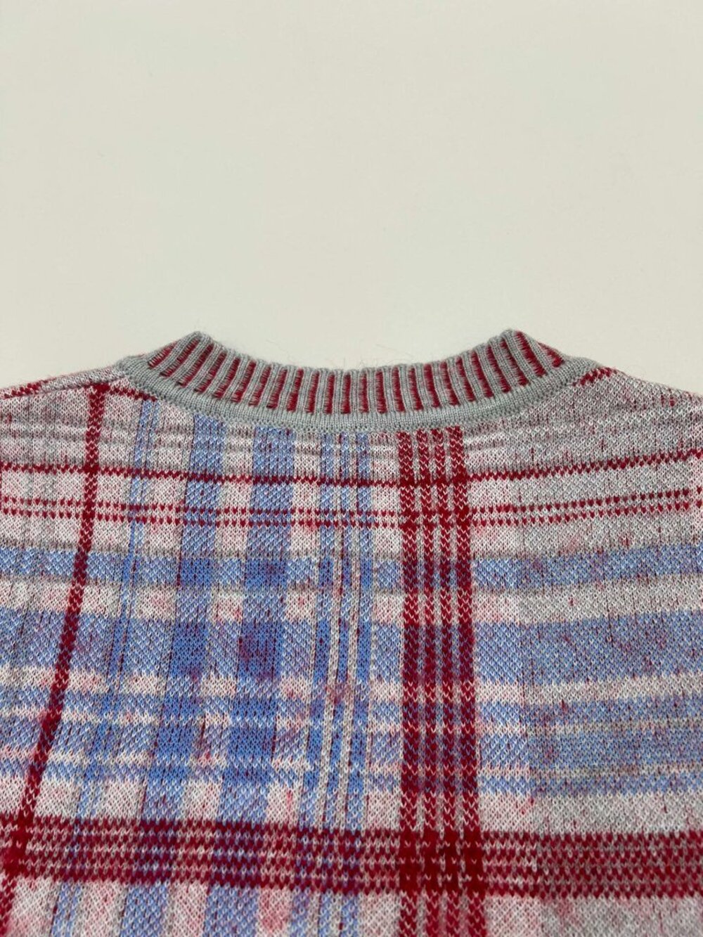 New Vivienne Westwood Tartan Check Knit Cardigan - Red/Blue - Size M - Picture 6 of 8